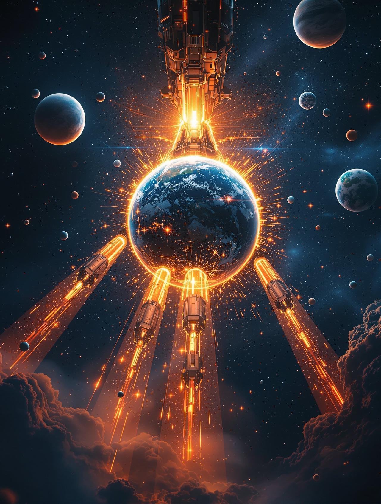 骚火影视独家播出《星际穿越：东方》高清海报